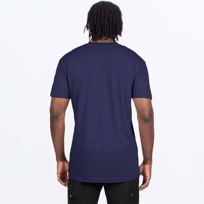 FXR MITERED PREMIUM T-SHIRT in Navy/Canvas