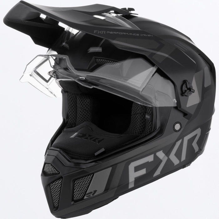 FXR YOUTH CLUTCH X HELMET 2025 - Black Ops
