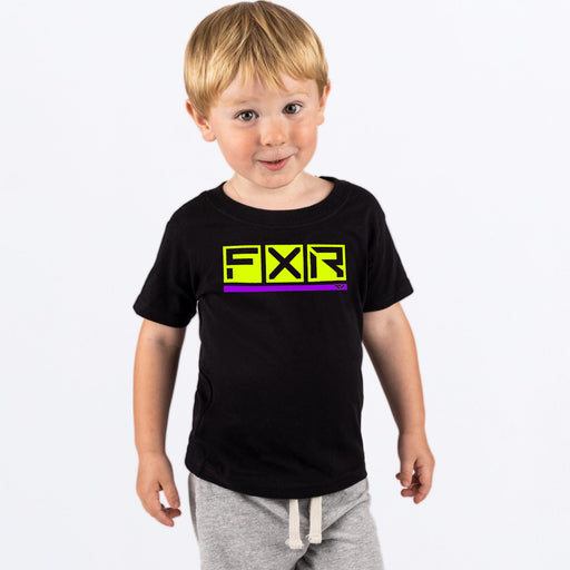 FXR Toddler Podium Premium T-shirt Black/HiVis 