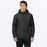 FXR PODIUM WINDPROOF QUILTED JACKET in Black