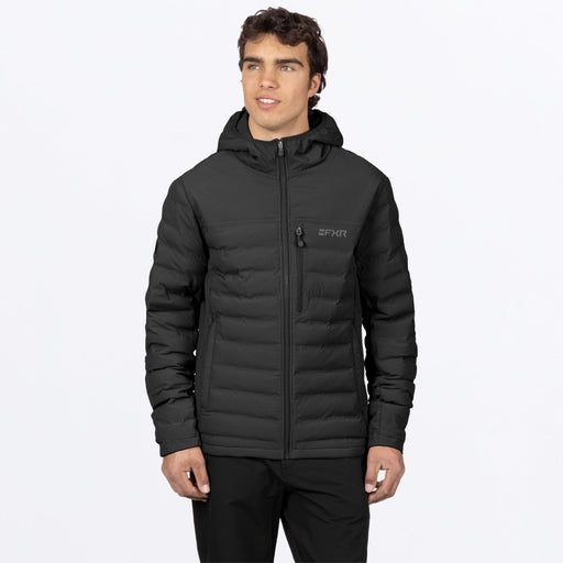 FXR PODIUM WINDPROOF QUILTED JACKET in Black