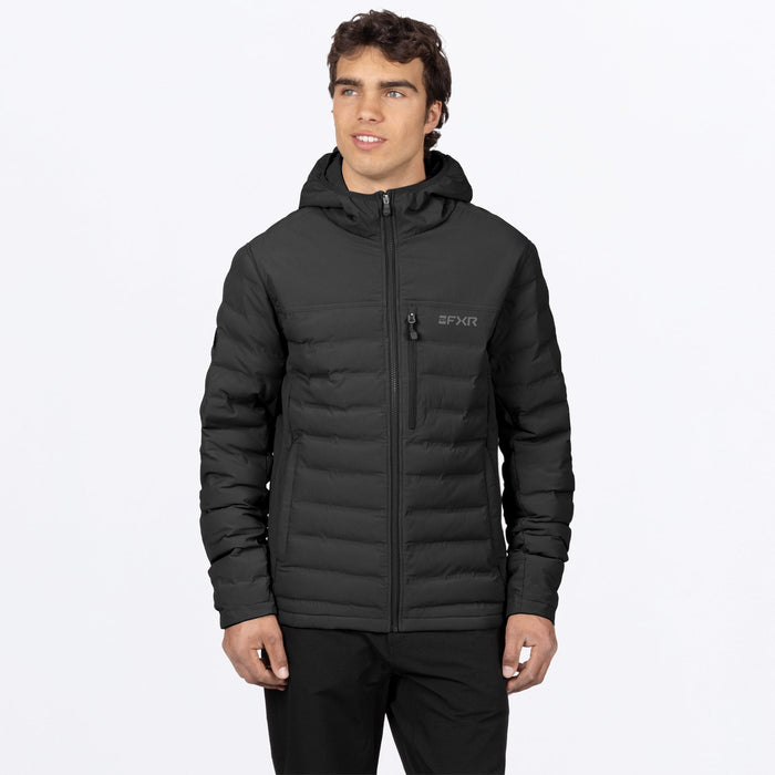 FXR PODIUM WINDPROOF QUILTED JACKET in Black
