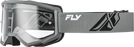FLY RACING FOCUS GOGGLES - YOUTH 2026 in Grey/Black w/ Clear Lens