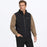 FXR PODIUM WINDPROOF QUILTED VEST in Black