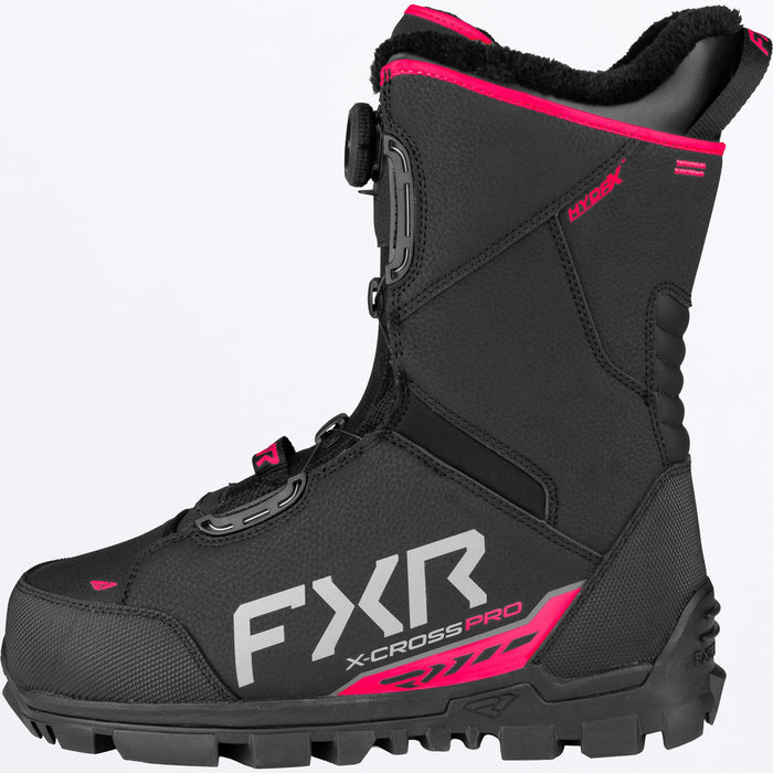 FXR X-CROSS PRO BOA BOOT inBlack/Razz