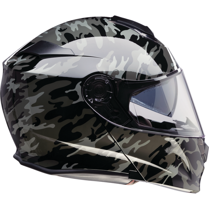 Z1R SOLARIS 2.0 CAMO MODULAR HELMET 2026 in Black/Gray