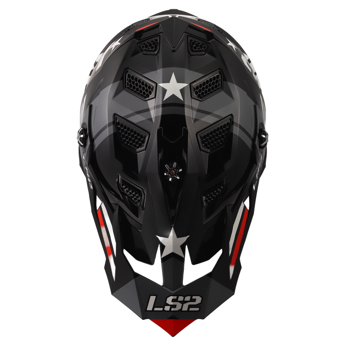 LS2 SUBVERTER EVO ARCHED HELMET 2026 in Black/Red/White