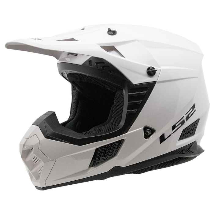 LS2 COZ SOLID HELMET 2026 in Glossy White