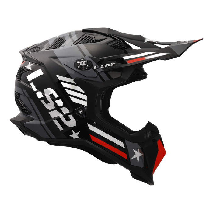 LS2 SUBVERTER EVO ARCHED HELMET 2026 in Black/Red/White