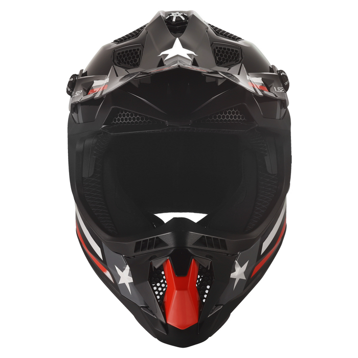 LS2 SUBVERTER EVO ARCHED HELMET 2026 in Black/Red/White