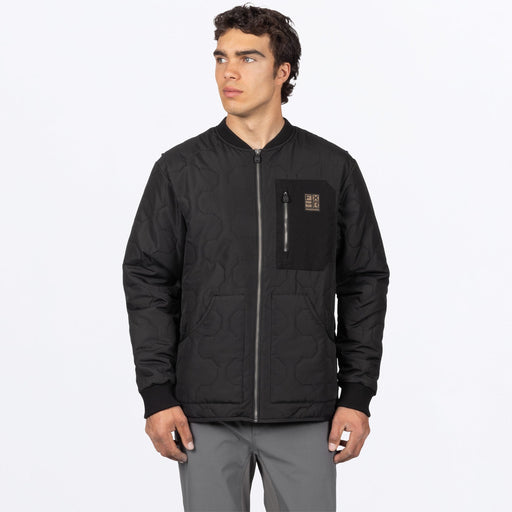 FXR RIG QUILTED JACKET in Black