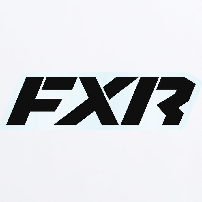 FXR Revo Sticker 10” in Black/Clear 