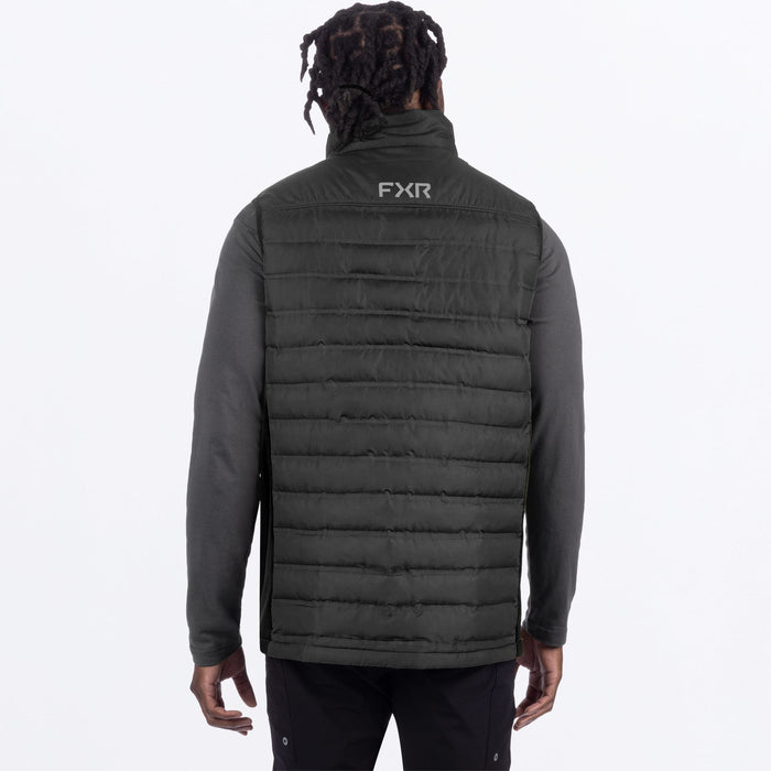FXR PODIUM HYBRID QUILTED VEST 2025 - Black