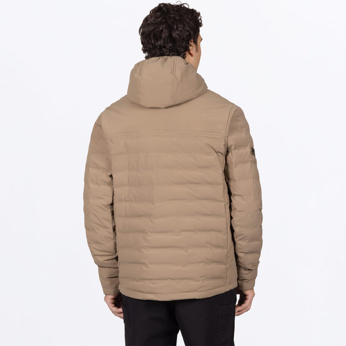 FXR PODIUM WINDPROOF QUILTED JACKET in Canvas/Black