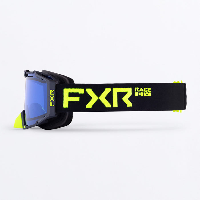 FXR Combat Goggle in Hi Vis/Black
