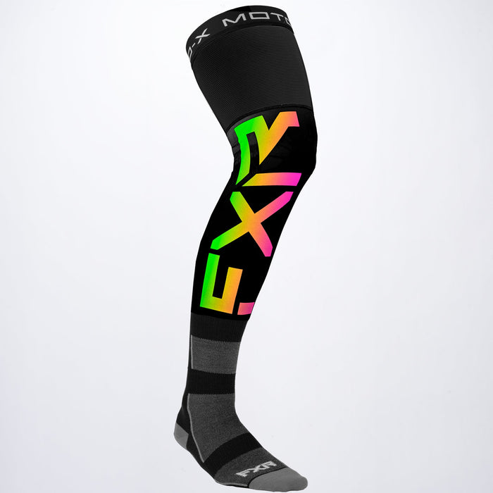 FXR Riding Socks in Black/Sherbert