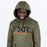 FXR PRO FISH TECH PULLOVER HOODIE 2025 - Moss/Orange