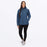 FXR WOMEN'S HYDROGEN SOFTSHELL JACKET in Dark Steel/Black