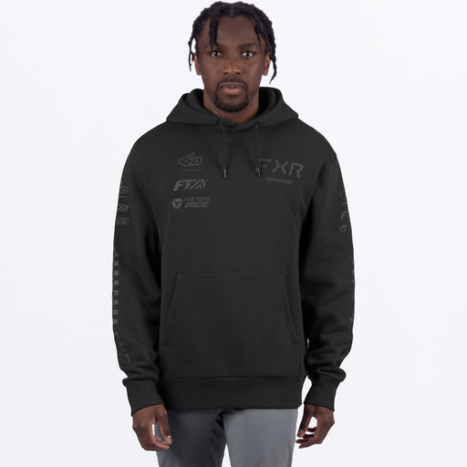 FXR STACK COTTON PULLOVER HOODIE 2025 - Black Ops