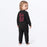 FXR INFANT STACK ONESIE in Black/Razz