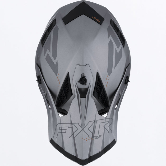 FXR HELIUM PRIME HELMET 2025 - Titanium/Kash