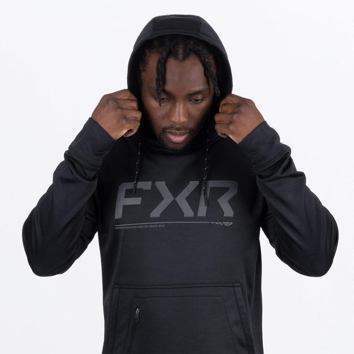 FXR HYDROGEN TECH PULLOVER HOODIE in Black Ops