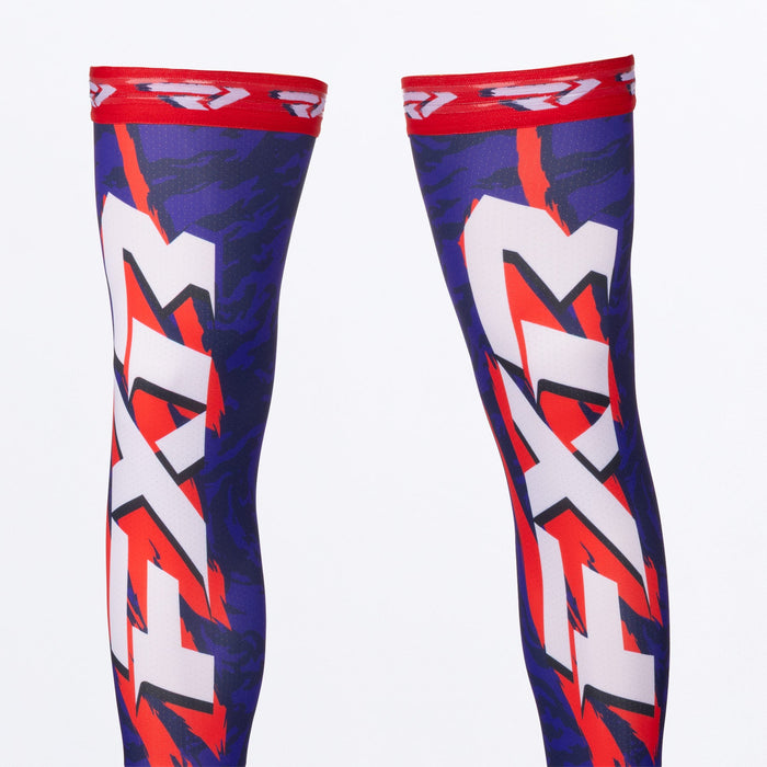 FXR RIDING SOCK (1 PAIR) SNOW 2027 in Navy/Purple/Nuke