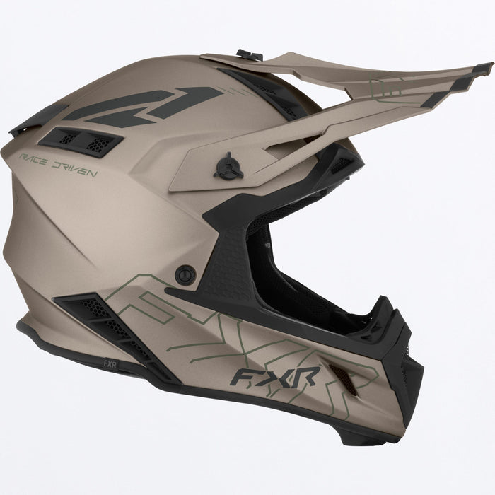 FXR HELIUM PRIME HELMET 2025 - Stone/Army