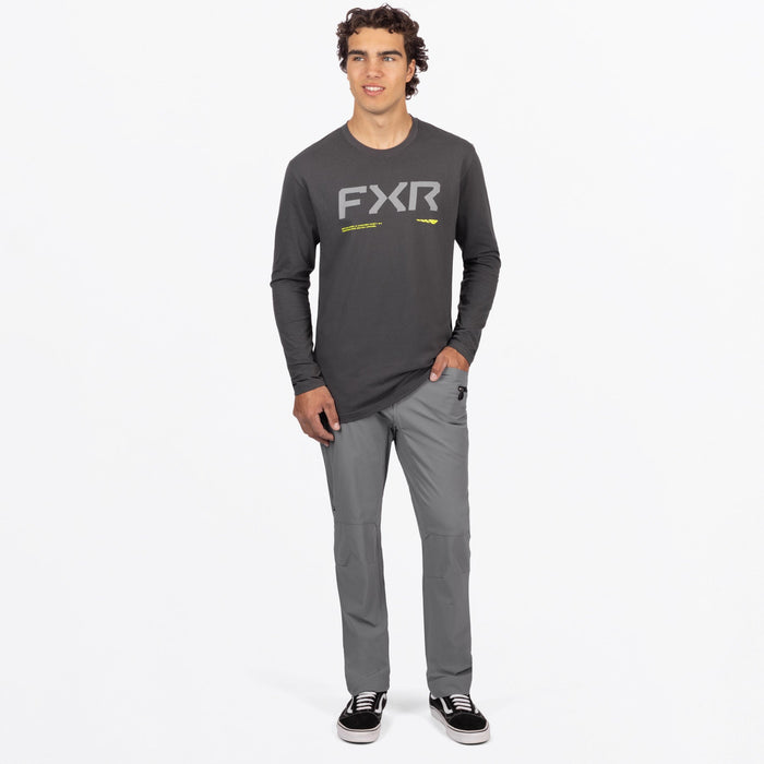 FXR HYDROGEN PREMIUM LONGSLEEVE 2025 - Asphalt/HiVis