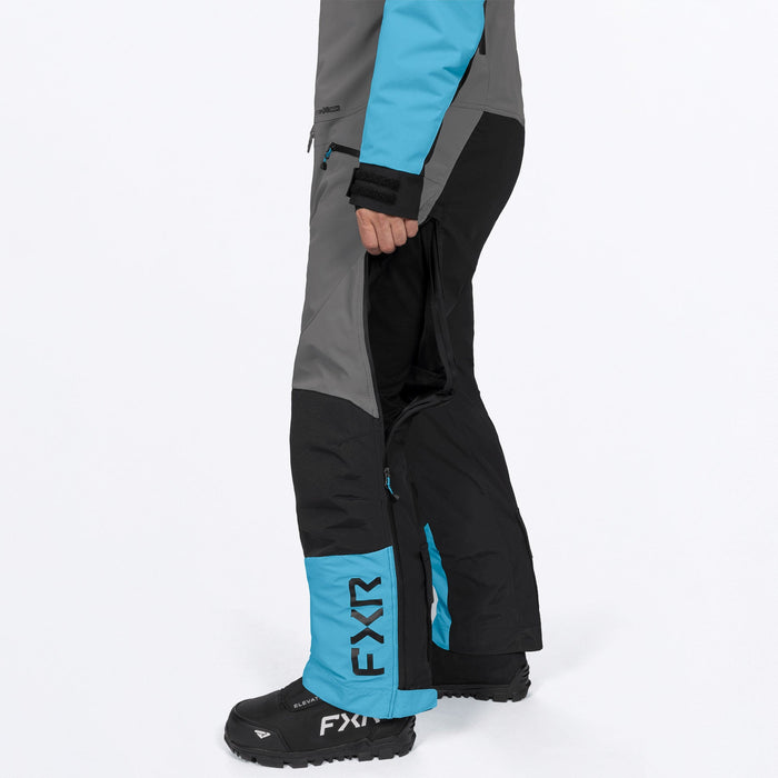FXR VERTICAL MTX LITE MONOSUITS in Blue/Ti/Black