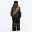 FXR CHILD COLD CROSS CX MONOSUIT 2025 - Army Camo/Orange