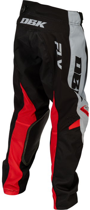 FLY RACING KINETIC DBK YOUTH PANTS 2026 in Black/Grey/Red