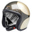 BILTWELL BONANZA METALLIC SCALLOP HELMET 2026  - Metallic Charcoal/Champagne Scallop