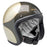 BILTWELL BONANZA METALLIC SCALLOP HELMET 2026  - Metallic Charcoal/Champagne Scallop