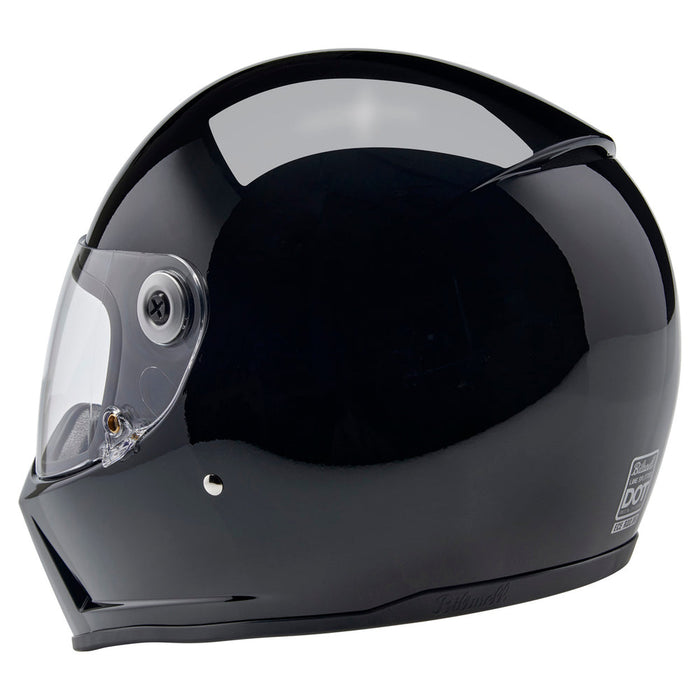 BILTWELL Lane Splitter Solid Helmet 2025 in Gloss Black
