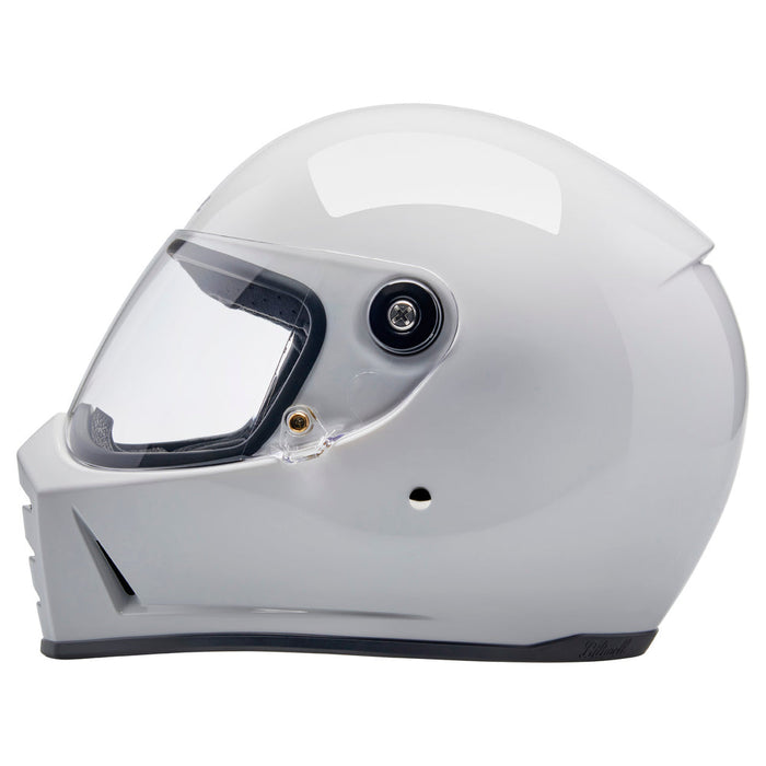 BILTWELL Lane Splitter Solid Helmet 2025 in Gloss White
