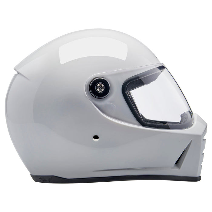 BILTWELL Lane Splitter Solid Helmet 2025 in Gloss White