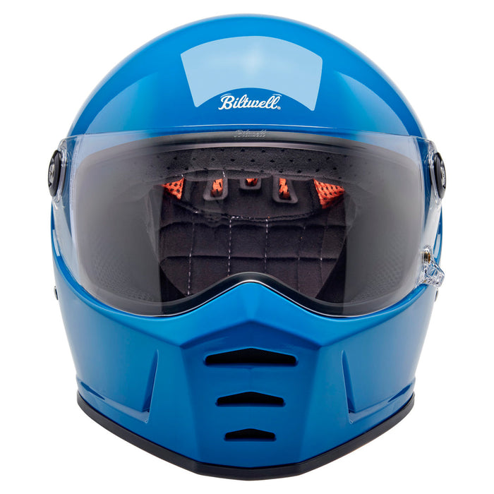 BILTWELL Lane Splitter Solid Helmet 2025 in Tahoe Blue