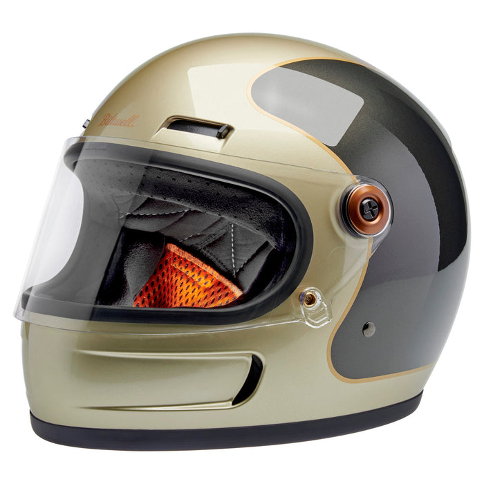 BILTWELL GRINGO SV INTERSECTION WARM HELMET 2026 in Metallic Champagne/Charcoal