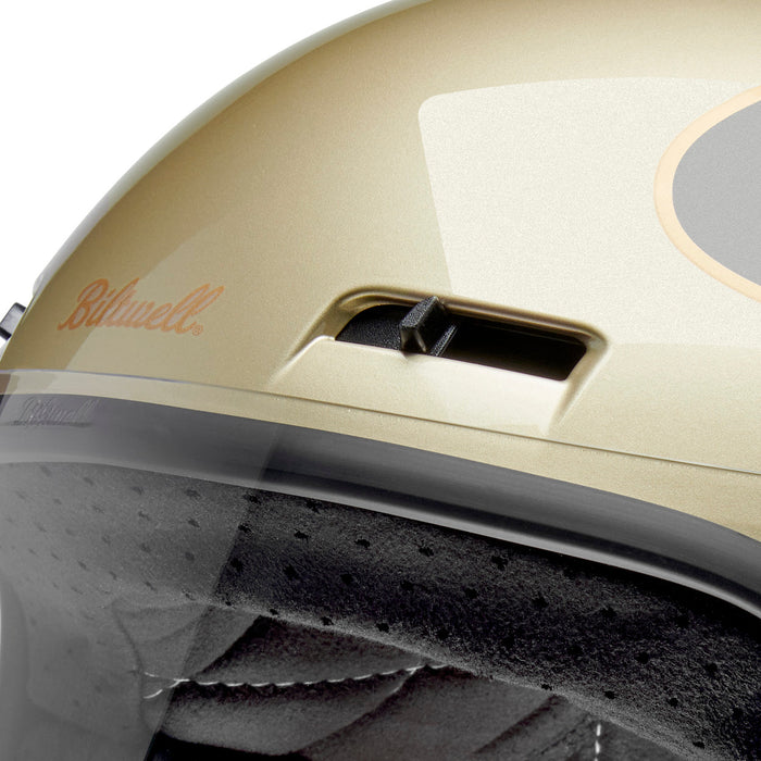 BILTWELL GRINGO SV INTERSECTION WARM HELMET 2026 in Metallic Champagne/Charcoal