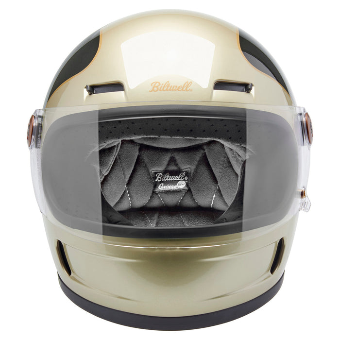 BILTWELL GRINGO SV INTERSECTION WARM HELMET 2026 in Metallic Champagne/Charcoal