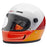 BILTWELL GRINGO SV TRACKER HELMET 2026 in Red/Orange/Yellow