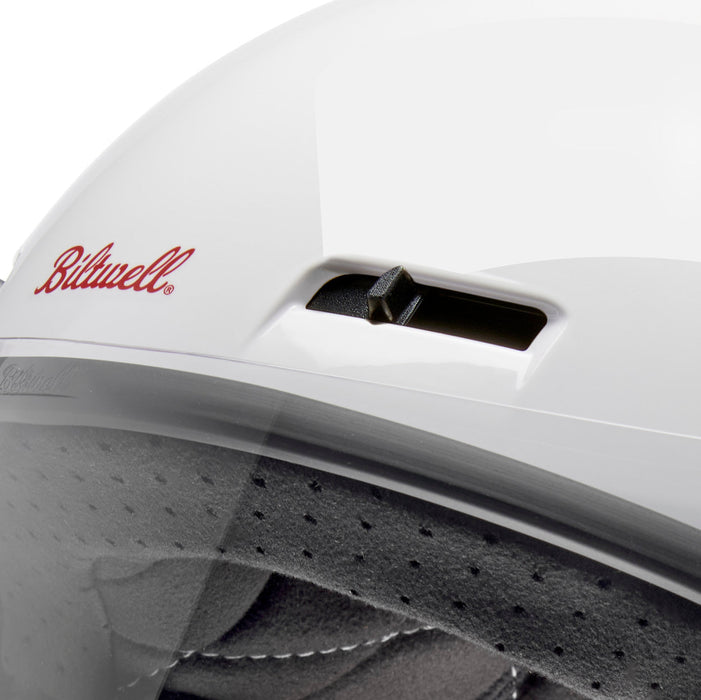 BILTWELL GRINGO SV TRACKER HELMET 2026 in Red/Orange/Yellow