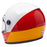 BILTWELL GRINGO SV TRACKER HELMET 2026 in Red/Orange/Yellow