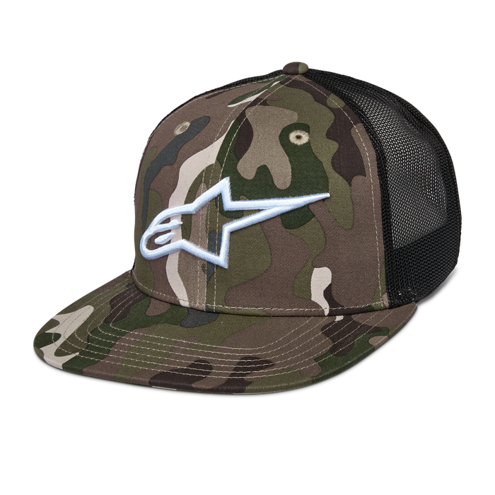 Alpinestars Corp Trucker Hat 2026 in Green/Camo
