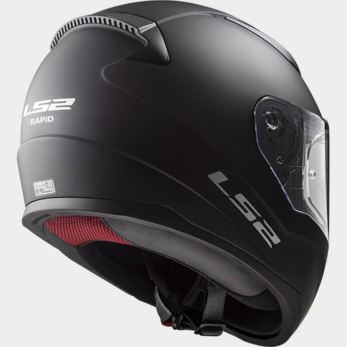LS2 RAPID MINI SOLID HELMET 2026 in Matte Black