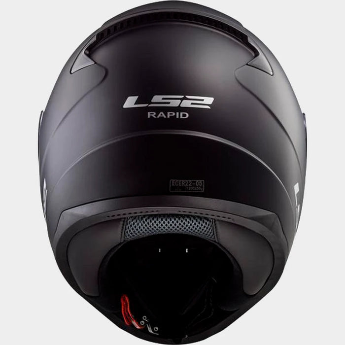 LS2 RAPID MINI SOLID HELMET 2026 in Matte Black