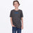 FXR YOUTH PEDIDGREE PREMIUM T-SHIRT in Char Heather/Blue