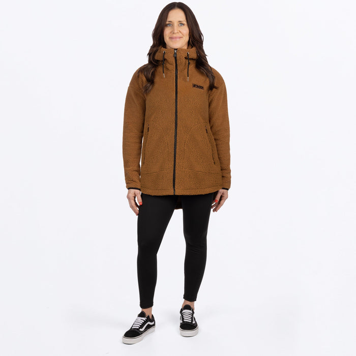 FXR SAPPHIRE SHERPA WOMEN'S JACKET 2025 - Copper/Black