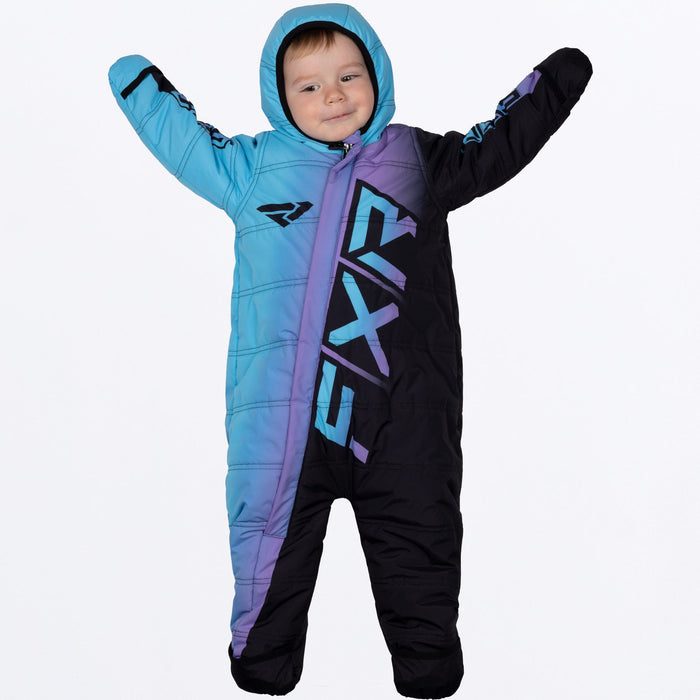 FXR Infant CX SnowsuitBlack/Lilac-Sky